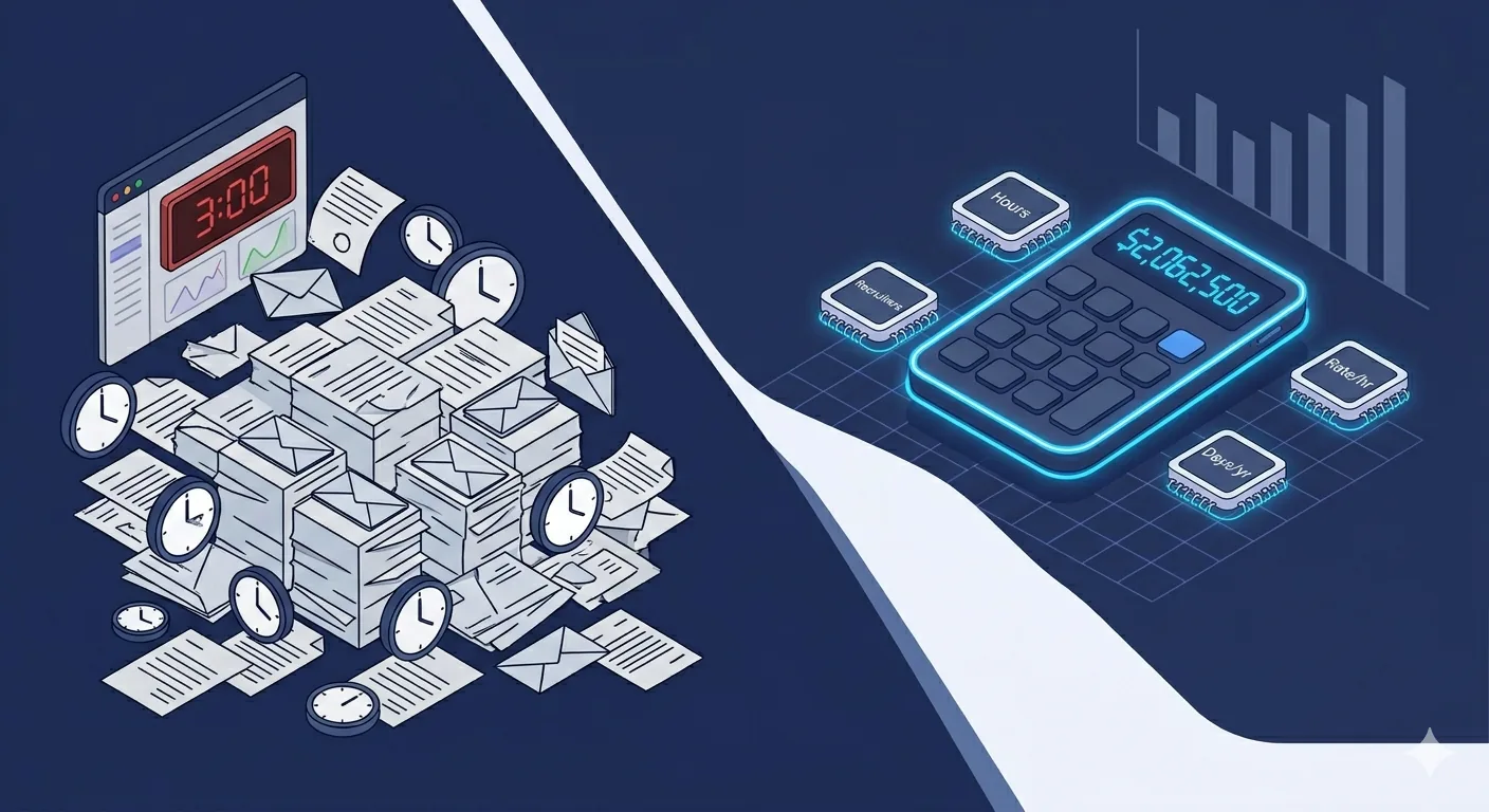 What Does Recruiter Admin Actually Cost Your Staffing Agency? (Real Numbers, 2026)